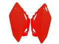 Racetech zijnummerborden rood Honda CRF 450R 05-06
