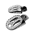 Apico Pro-Bite voetsteunen Zwart Suzuki RM-Z 250 10- & RM-Z 450 10 & 12-
