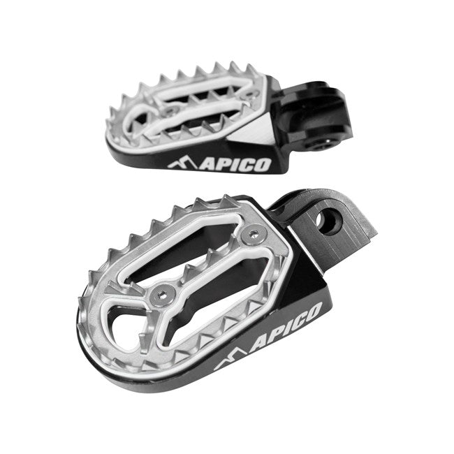 Apico Pro-Bite voetsteunen Zwart Suzuki RM-Z 250 10- & RM-Z 450 10 & 12-