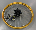 Excel achterwiel compleet zwarte velg + Haan Wheels goude naaf 19-2.15 Honda CR 250R/500R 1990-1994