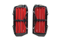 Racetech reinforced radiator roosters/lamellen zwart/rood Gas Gas MC/EC/MC-F/EC-F 125-450 2021-
