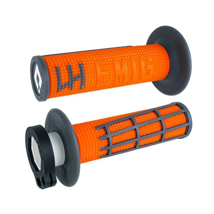 Odi Lock-On Emig 2.0  handvaten alle 2+ 4 takt Oranje / Graphite