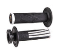 Odi Lock-On V2 Emig Pro handvaten alle 2+ 4 takt Soft Half Waffle Zwart / Wit