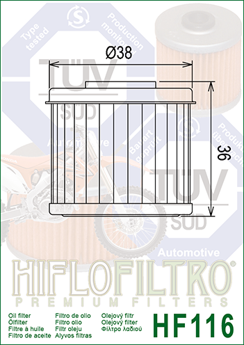 Twin Air olie filter HF157