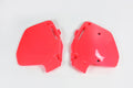 UFO zijnummerborden Rood Honda CR 125R 91-92 & CR 250R 90-91 & CR 500R 91-01