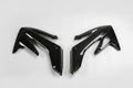 UFO radiator kappen Zwart Honda CRF 250R 2004-2009 & CRF 250X 2004-2017