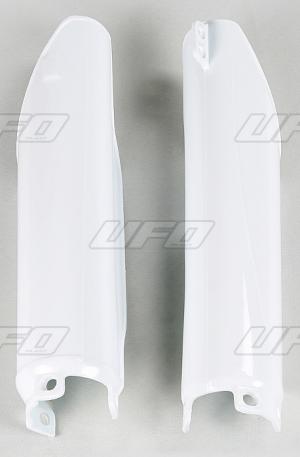 UFO voorvork beschermers Wit Honda CR 125/250 91-07 & CR 500R 90-01 & CRF 250R 04-18 & CRF 450R 02-18 & CRF 250X/450X 06-16