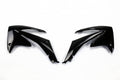 UFO radiator kappen Zwart Honda CRF 250R 2010-2013 & CRF 450R 2009-2012