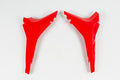 UFO Airbox Covers Rood Honda CRF 250R 2010-2013 & CRF 450R 2009-2012