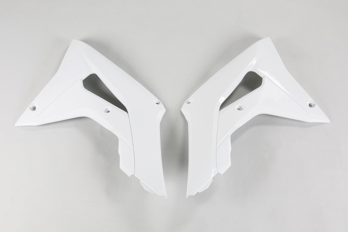 UFO radiator kappen Wit Honda CRF 250R 18-21 & CRF 450R 17-20