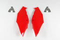 UFO Zijnummerborden Rood Honda CRF 250R 2018-2021 & CRF 250RX 2019-2021 & CRF 450R/RX 2017-2020
