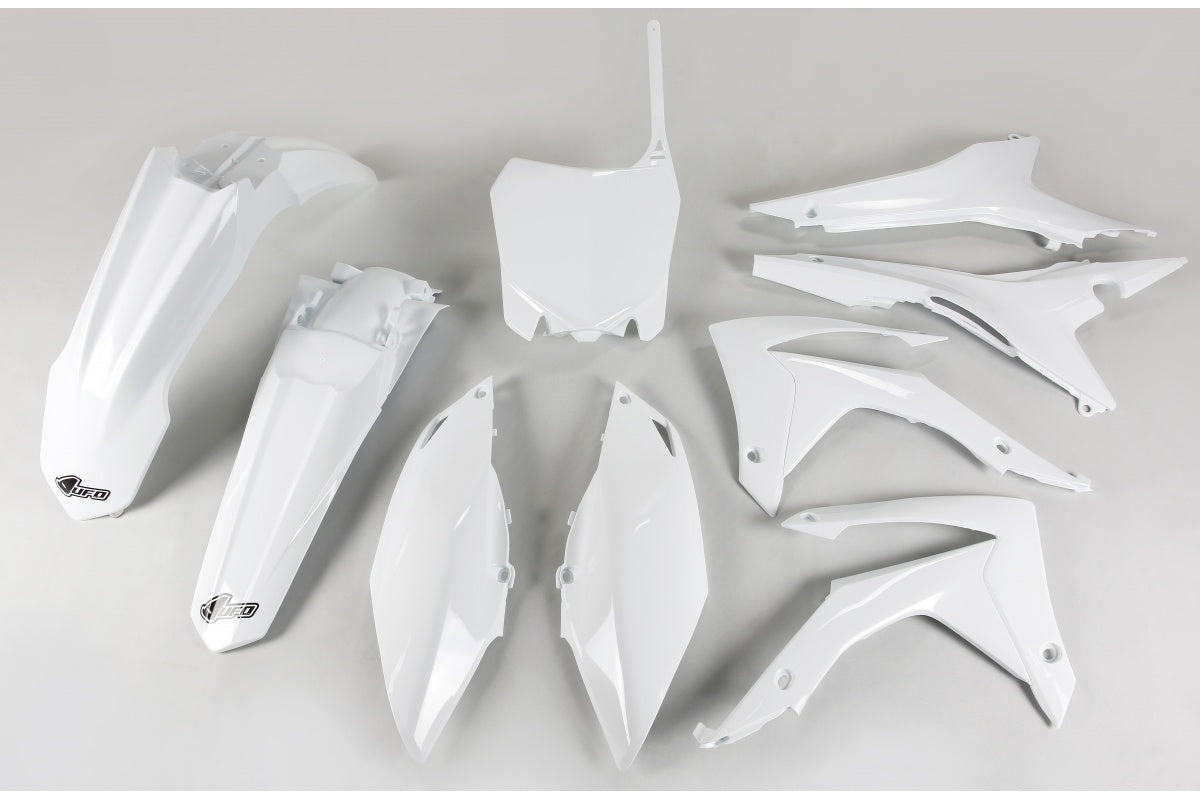 UFO plastic kit met airbox covers Wit Honda CRF 250R 2014-2017 & CRF 450R 2013-2016