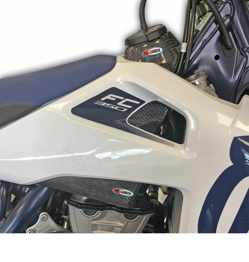 Pro Carbon benzinetank cover ( full set ) Husqvarna TC 125/250 2019-2022 & Husqvarna FC 250/350/450 2019-2022