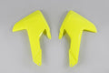 UFO radiator kappen Fluor Geel Husqvarna TC 125 16-18 & TC 250 17-18 & FC 250/350/450 16-18 & TE 250/300 17-19 & FE 250/350/450/501 17-19