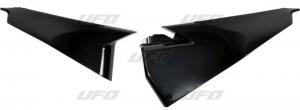 UFO Bovenste Zijnummerborden Zwart Husqvarna TC/FC 125/250/350/450 19-22 & TE 250/300 20-23 & FE 250/350/450/501 20-23