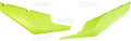UFO Onderste Zijnummerborden Fluor Geel Husqvarna TC/FC 125/250/350/450 19- & TE 250/300 20- & FE 250/350/450/501 20-