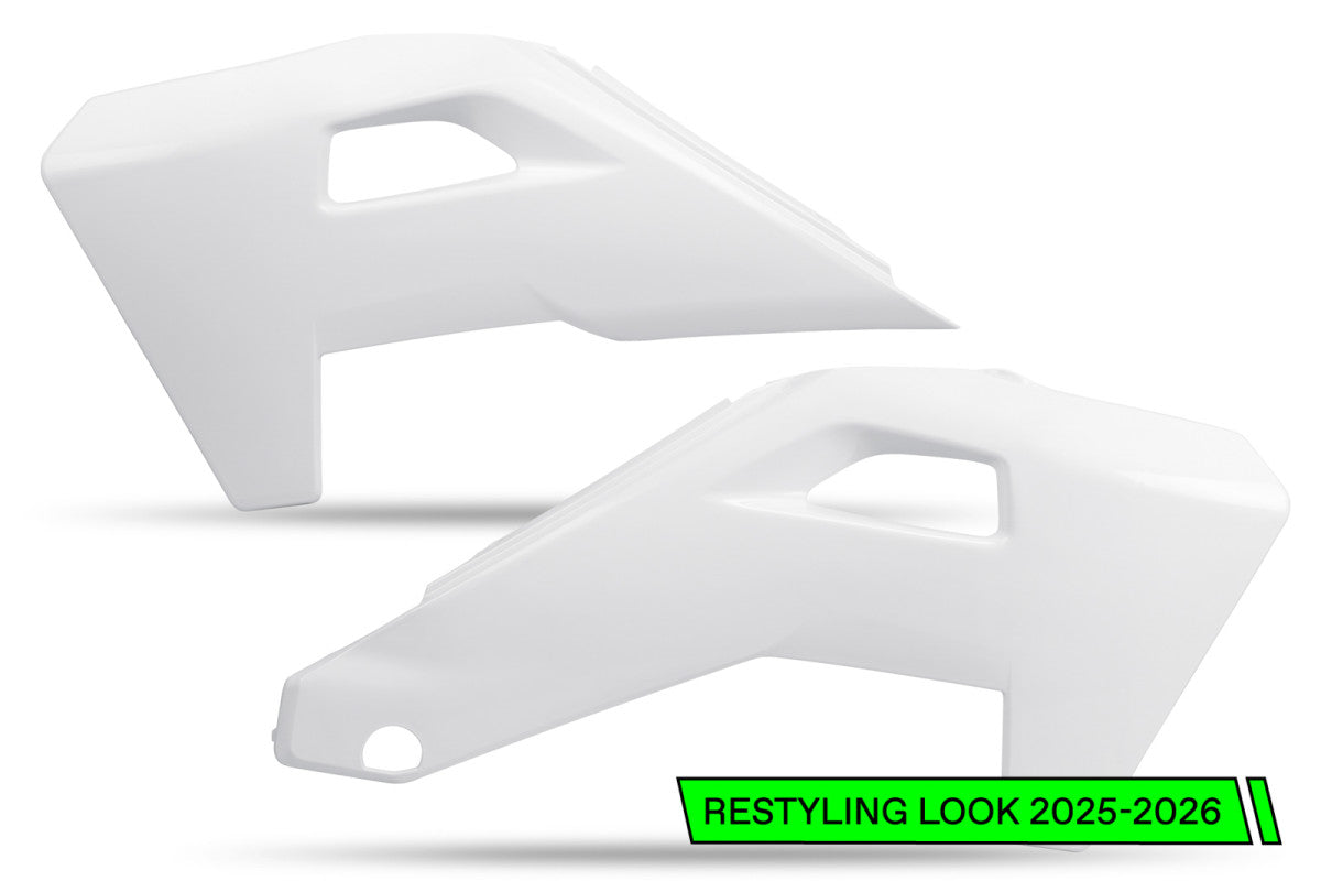 UFO radiator kappen Wit 2020 Husqvarna TC/FC 125/250/350/450 2023- & TE 250/300 24- & FE 250/350/450/501 24-
