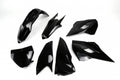 X-fun plastic kit Zwart Husqvarna TC/FC 125/150/250/350/450 14-15 &amp; TC 250 14-16