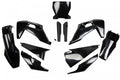 UFO plastic kit Zwart Husqvarna TC/FC 125/250/350/450 2019-2022 ( full kit )