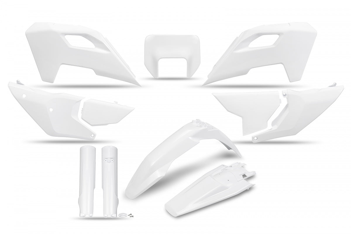 UFO plastic kit Wit 2020 Husqvarna TE 250/300 24- & FE 250/350/450/501 24-