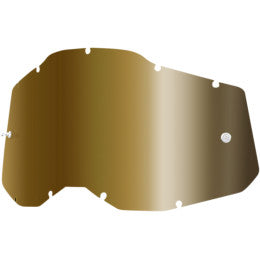X-Fun goude spiegel lens voor 100% accuri 2/strata 2/racecraft 2