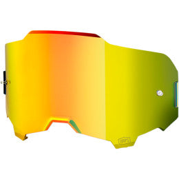 X-FUN Goude Spiegellens voor 100% Armega crossbril tear off