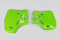 UFO radiator kappen Groen Kawasaki KX 250 1988-1989 & KX 500 1988-2002