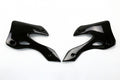UFO radiator kappen Zwart Kawasaki KX 125/250 99-02
