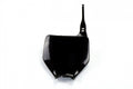 UFO voornummerplaat Zwart Kawasaki KX 125/250 03-08 & KX 250F 04-08 & KX 450F 06-08