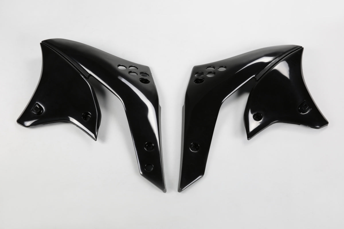 UFO radiator kappen Zwart Kawasaki KX 250F 2006-2008