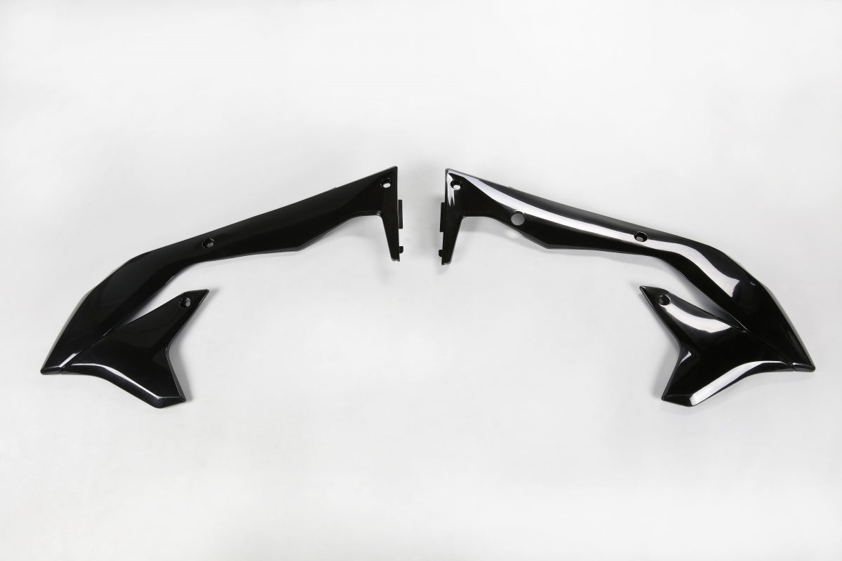 UFO radiator kappen Zwart Kawasaki KX 450F 2016-2018