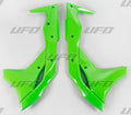 UFO radiator kappen Groen Kawasaki KX 250F 17-