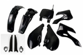 UFO plastic kit Zwart Kawasaki KX 125/250 99-02 ( full kit )