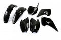 X-fun plastic kit Zwart Kawasaki KX 125/250 03-08