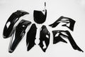 X-fun plastic kit Zwart Kawasaki KX 450F 2012