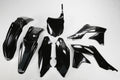 X-fun plastic kit Zwart Kawasaki KX 250F 2013-2016