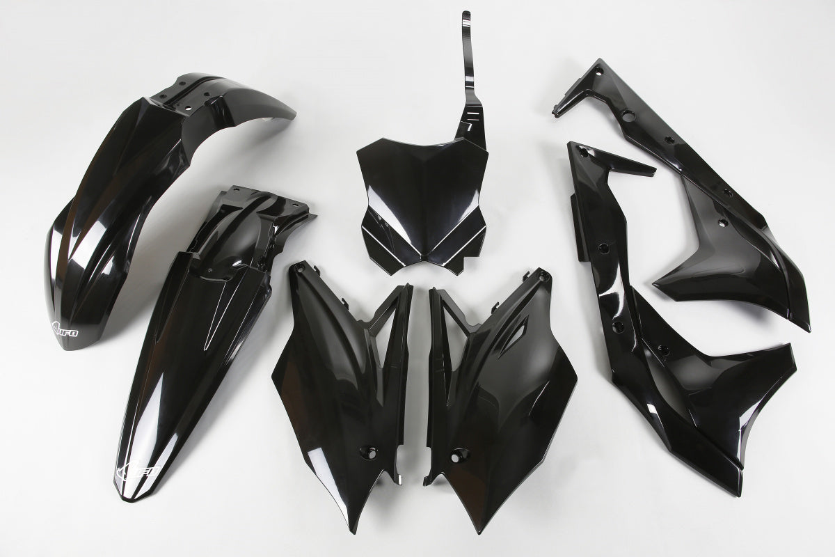 X-fun plastic kit Zwart Kawasaki KX 250F 2017