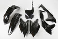 X-fun plastic kit Zwart Kawasaki KX 250F 18-20
