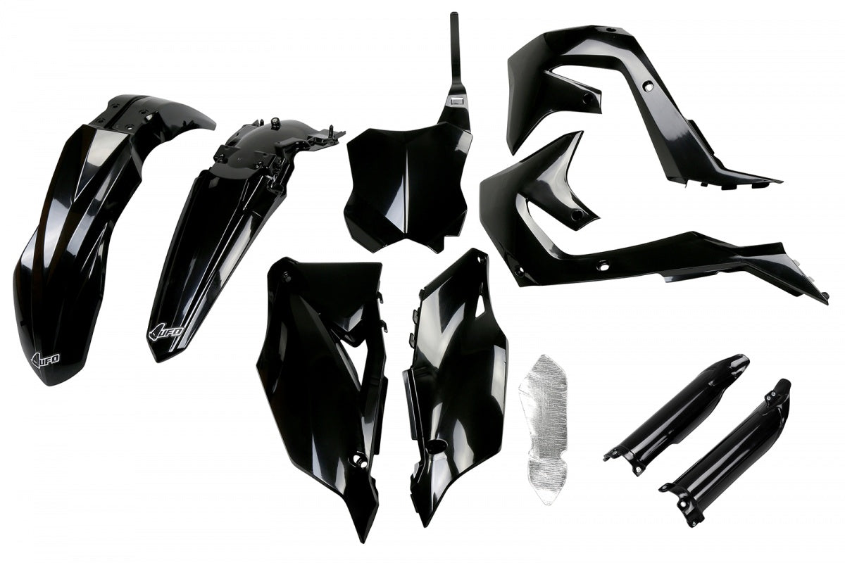 UFO plastic kit Zwart Kawasaki KX 250F 2021-2024 & KX 450F 2019-2023 ( full kit )