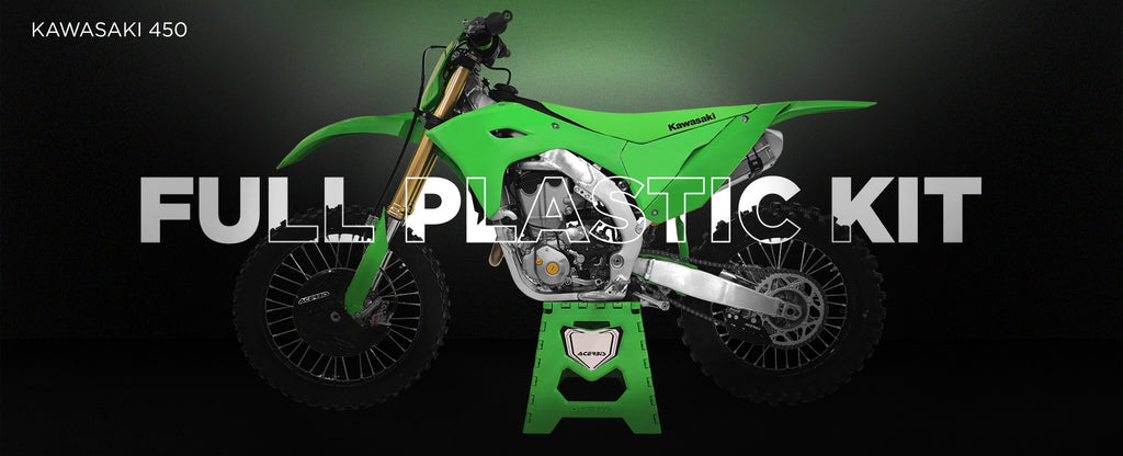 Racetech full plastic kit Groen Kawasaki KX 250 2025 & KX 450 2024