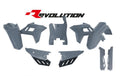 Racetech plastic kit Quantum Grijs CRF Revolution Honda CRF 250R 2022- & CRF 450R 2021-