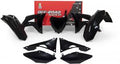 Racetech plastic kit Zwart Honda CRF 250R 18-21 & CRF 450R 17-20