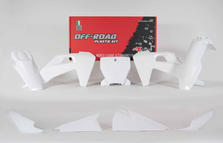 Racetech plastic kit Wit Husqvarna TC/FC 125/250/350/450 19-