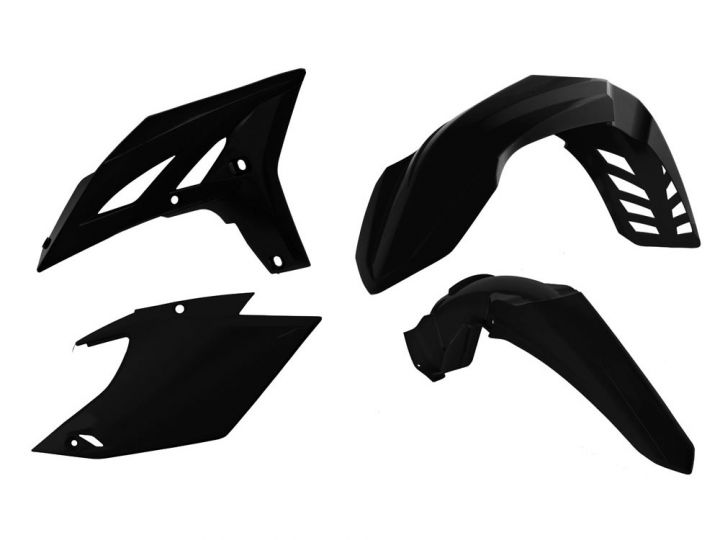 Racetech plastic kit Zwart Yamaha WR 450F 2012-2015