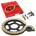 Regina Kettingkit 520 ZRT Z-ring 112 schakels goud + 15T + 43T staal