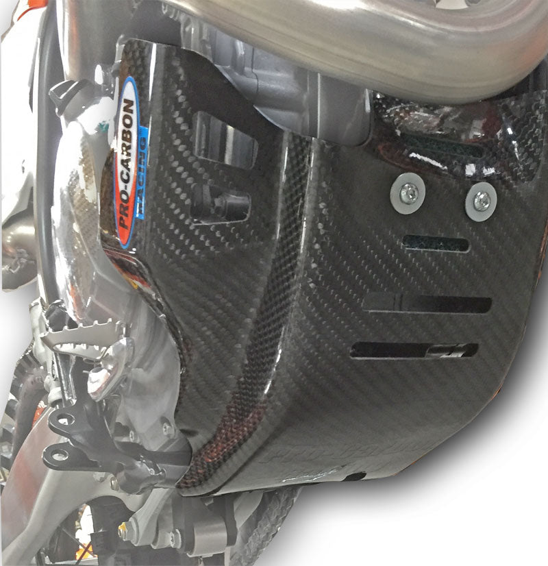 Pro Carbon blokbeschermer KTM SX-F 450 2016-2018 & EXC-F 450/500 2017-2023 & Husqvarna FC 450 2016-2018 & FE 450/501 2017-2023