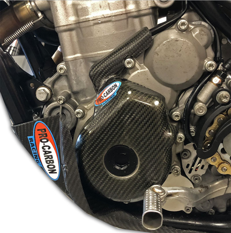 Pro Carbon Ontstekings cover KTM SX-F 250/350 2016-2022 & Gas Gas MC 250F/350F 2021-2023 & Husqvarna FC 250/350 2016-2022