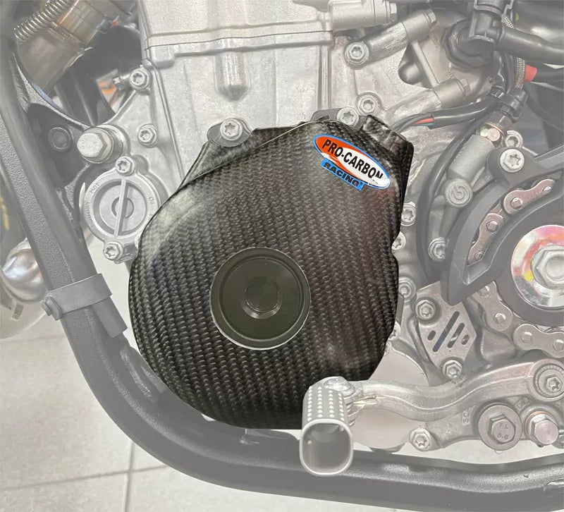 Pro Carbon blok ontsteking beschermer KTM SX-F 450 2023- & Husqvarna FC 450 2023- & Gas Gas MC 450F 2024-