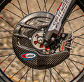 Pro Carbon voor remschijf beschermer ( met bevestigingset ) Suzuki RM 125/250 2004-2012