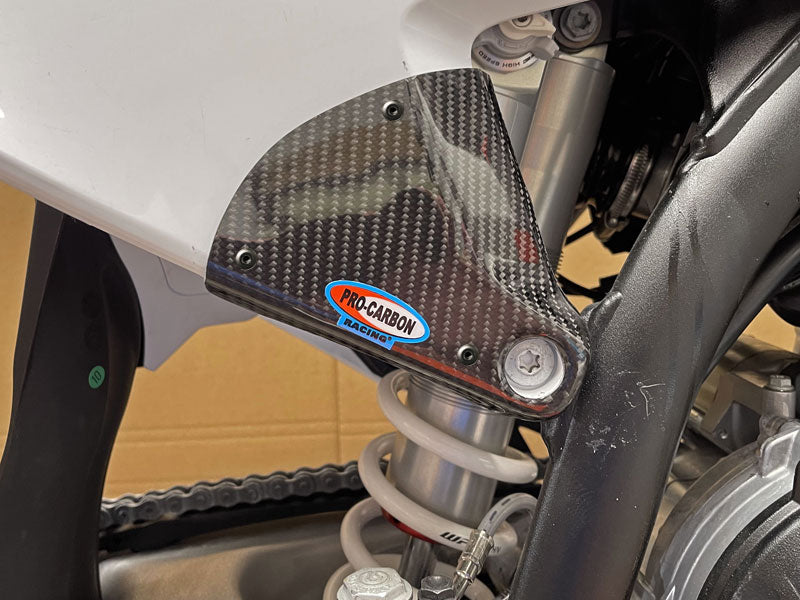 Pro Carbon sticker beschermer zijnummerborden KTM SX 125/150/250/300 2023- & SX-F 250/350/450 2023- & EXC/EXC-F 250/300/350/450/500 2024-